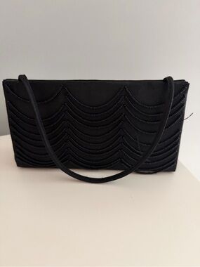 Victoria’s Secret Black Beaded Evening Clutch